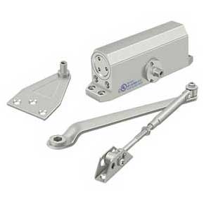 Deltana [DC50-ALUM] Aluminum & Steel Arm Door Closer - Size #2 / 75 lbs. - Aluminum Finish