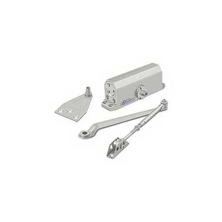 Deltana [DC50-ALUM] Aluminum &amp; Steel Arm Door Closer - Size #2 / 75 lbs. - Aluminum Finish