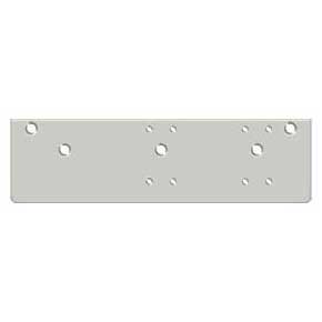 Deltana [DP4041S-AL] Steel Door Closer Drop Plate - Standard Arm - DC40 - Aluminum Finish - 13" L