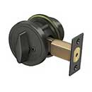 Deltana [CL200LA-10B] Commercial Door Deadbolt - Grade 2 - Single Cylinder - Oil Rubbed Bronze Finish - 2 5/8" Dia.