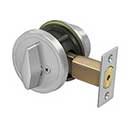 Deltana [CL200LA-32D] Commercial Stainless Steel Door Deadbolt - Grade 2 - Single Cylinder - Brushed Finish - 2 5/8&quot; Dia.