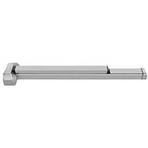 Deltana [PDR36UL-AL] Steel Commercial Door Exit Device - Panic Bar - Rim Mount - UL Fire Rated - Aluminum Finish - 36" L