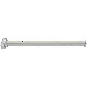 Deltana [PDR48-AL] Steel Commercial Door Exit Device - Panic Bar - Rim Mount - Aluminum Finish - 48" L