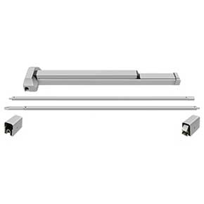 Deltana [PDVR36UL-AL] Steel Commercial Door Exit Device - Panic Bar - Vertical Rod - UL Fire Rated - Aluminum Finish - 36" L