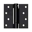 Deltana [DSH44U1B] Steel Door Spring Hinge - Square Corner - Paint Black Finish - 4&quot; W x 4&quot; H