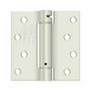 Deltana [DSH44USPW] Steel Door Spring Hinge - Square Corner - Prime Coat White Finish - 4&quot; W x 4&quot; H