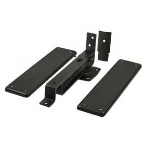 Deltana [DASH95U10B] Solid Brass Double Action Door Spring Hinge - Oil Rubbed Bronze Finish