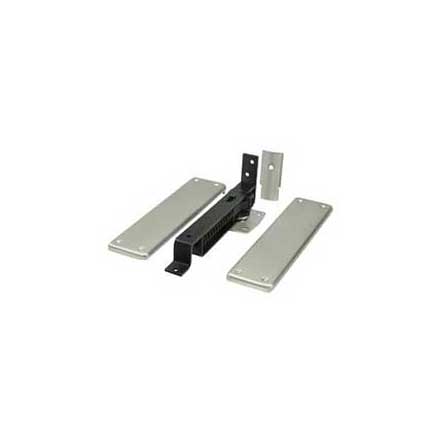 Deltana [DASH95U15] Solid Brass Double Action Door Spring Hinge - Brushed Nickel Finish