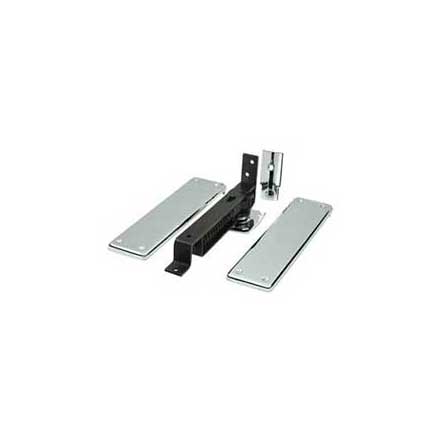 Deltana [DASH95U26] Solid Brass Double Action Door Spring Hinge - Polished Chrome Finish