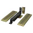 Deltana [DASH95U5] Solid Brass Double Action Door Spring Hinge - Antique Brass Finish