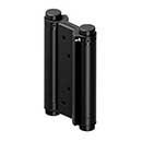 Deltana [DASHS5U19] Stainless Steel Double Action Saloon Door Spring Hinge - Paint Black Finish - 5" H x 2 3/8" W