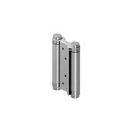 Deltana [DASHS5U32D] Stainless Steel Double Action Saloon Door Spring Hinge - Brushed Finish - 5&quot; H x 2 3/8&quot; W