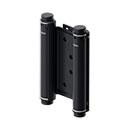 Deltana [DASHS7U19] Stainless Steel Double Action Saloon Door Spring Hinge - Heavy Duty - Paint Black Finish - 5 3/8" H x 3 1/4" W