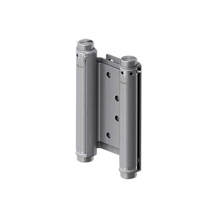 Deltana [DASHS7U32D] Stainless Steel Double Action Saloon Door Spring Hinge - Heavy Duty - Brushed Finish - 5 3/8" H x 3 1/4" W