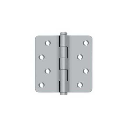 Deltana [DSB4R426D-RZ] Solid Brass Door Butt Hinge - Button