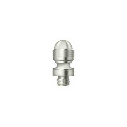 Deltana [DSAT14] Solid Brass Door Butt Hinge Finial - Acorn - Polished Nickel Finish - 1/2&quot; Dia.