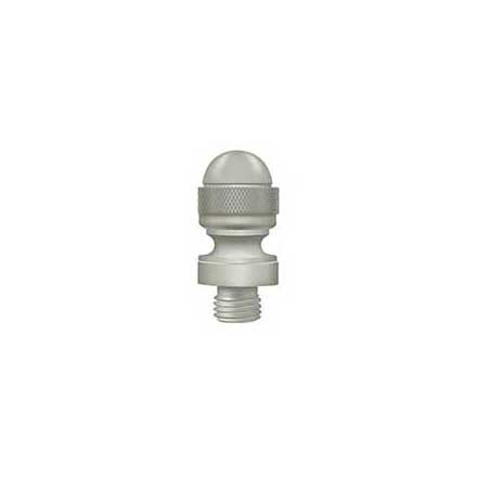 Deltana [DSAT15] Solid Brass Door Butt Hinge Finial - Acorn - Brushed Nickel Finish - 1/2&quot; Dia.