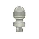 Deltana [DSAT15] Solid Brass Door Butt Hinge Finial - Acorn - Brushed Nickel Finish - 1/2" Dia.