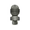 Deltana [DSAT15A] Solid Brass Door Butt Hinge Finial - Acorn - Antique Nickel Finish - 1/2&quot; Dia.