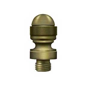 Deltana [DSAT5] Solid Brass Door Butt Hinge Finial - Acorn - Antique Brass Finish - 1/2" Dia.