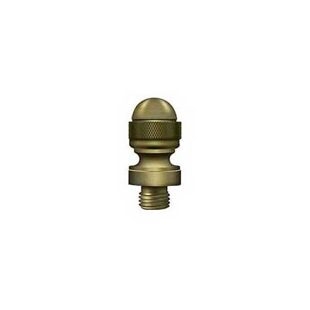 Deltana [DSAT5] Solid Brass Door Butt Hinge Finial - Acorn - Antique Brass Finish - 1/2" Dia.
