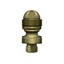 Deltana [DSAT5] Solid Brass Door Butt Hinge Finial - Acorn - Antique Brass Finish - 1/2&quot; Dia.