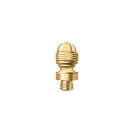 Deltana [CAT1] Solid Brass Door Butt Hinge Finial - Acorn - Polished Brass (PVD) Finish - 1/2&quot; Dia.