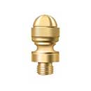 Deltana [CAT1] Solid Brass Door Butt Hinge Finial - Acorn - Polished Brass (PVD) Finish - 1/2" Dia.