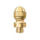 Deltana [CAT1] Solid Brass Door Butt Hinge Finial - Acorn - Polished Brass (PVD) Finish - 1/2" Dia.