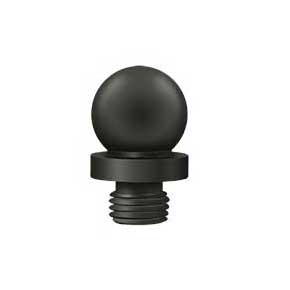 Deltana [DSBT10B] Solid Brass Door Butt Hinge Finial - Ball - Oil Rubbed Bronze Finish - 1/2" Dia.