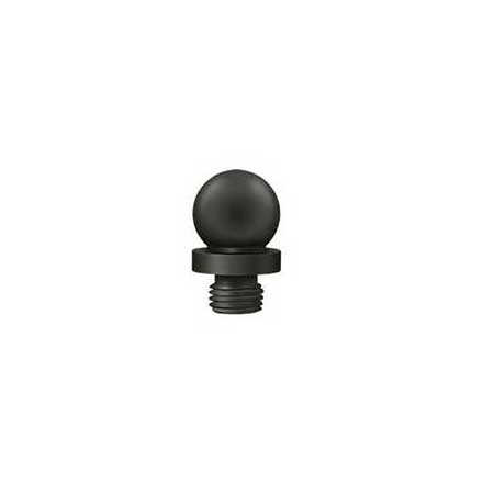 Deltana [DSBT10B] Solid Brass Door Butt Hinge Finial - Ball - Oil Rubbed Bronze Finish - 1/2&quot; Dia.