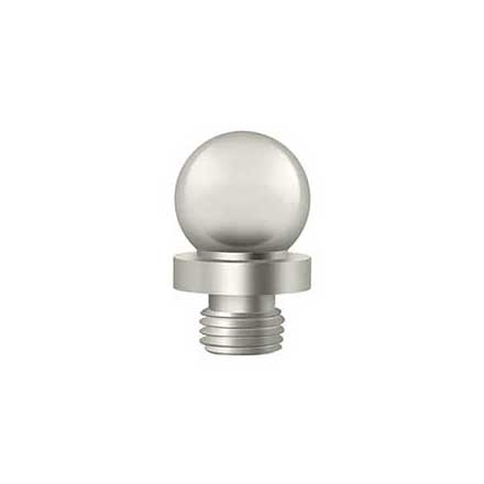 Deltana [DSBT3-14] Solid Brass Door Butt Hinge Finial - Ball - Polished Nickel Finish - 7/16&quot; Dia.