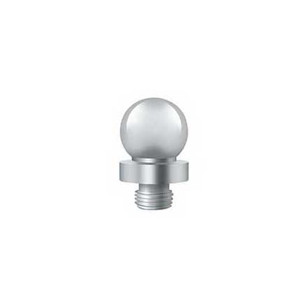 Deltana [DSBTL26] Solid Brass Door Butt Hinge Finial - Ball - Polished Chrome Finish - 5/8&quot; Dia.