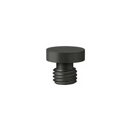 Deltana [DSBU10B] Solid Brass Door Butt Hinge Finial - Button - Oil Rubbed Bronze Finish - 1/2&quot; Dia.