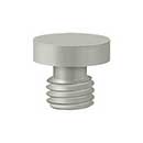 Deltana [DSBU15] Solid Brass Door Butt Hinge Finial - Button - Brushed Nickel Finish - 1/2" Dia.