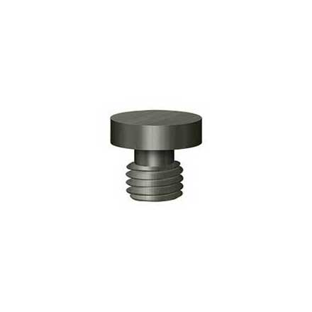 Deltana [DSBU15A] Solid Brass Door Butt Hinge Finial - Button - Antique Nickel Finish - 1/2" Dia.