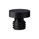 Deltana [DSBU19] Solid Brass Door Butt Hinge Finial - Button - Paint Black Finish - 1/2&quot; Dia.