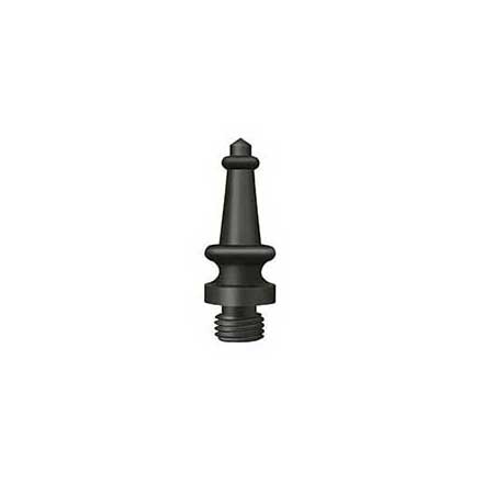 Deltana [DSST10B] Solid Brass Door Butt Hinge Finial - Steeple - Oil Rubbed Bronze Finish - 1/2" Dia.