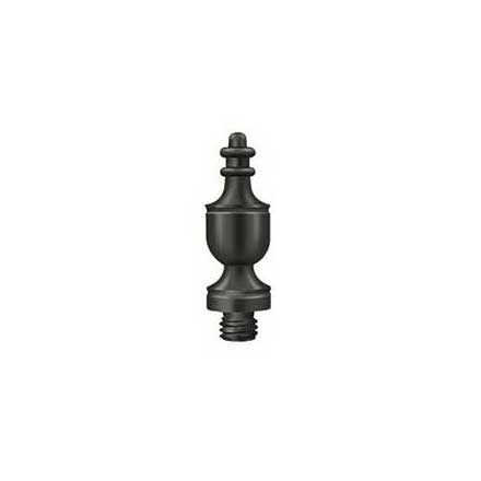 Deltana [DSUT10B] Solid Brass Door Butt Hinge Finial - Urn - Oil Rubbed Bronze Finish - 1/2&quot; Dia.