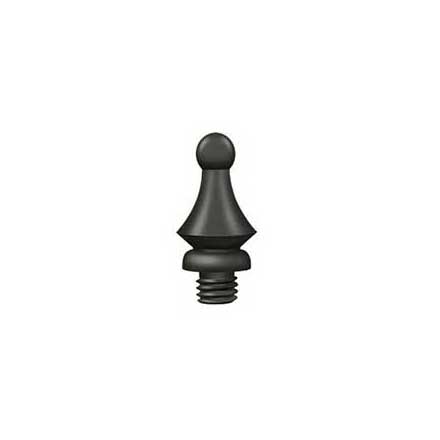 Deltana [DSWT10B] Solid Brass Door Butt Hinge Finial - Windsor - Oil Rubbed Bronze Finish - 1/2&quot; Dia.