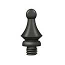 Deltana [DSWT10B] Solid Brass Door Butt Hinge Finial - Windsor - Oil Rubbed Bronze Finish - 1/2&quot; Dia.