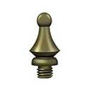 Deltana [DSWT5] Solid Brass Door Butt Hinge Finial - Windsor - Antique Brass Finish - 1/2" Dia.