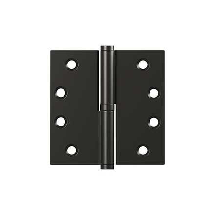 Deltana [DSBLO410B-RH] Solid Brass Door Lift Off Hinge - Right Hand - Oil Rubbed Bronze Finish  - 4" H x 4" W