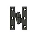 Deltana [OK2015U10B-R] Solid Brass Door Olive Knuckle Hinge - Right Handed - Oil Rubbed Bronze Finish - Pair - 2&quot; H x 1 1/2&quot; W