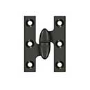 Deltana [OK2015U10B-L] Solid Brass Door Olive Knuckle Hinge - Left Handed - Oil Rubbed Bronze Finish - 2&quot; H x 1 1/2&quot; W