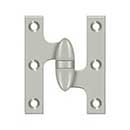 Deltana [OK3025B15-R] Solid Brass Door Olive Knuckle Hinge - Right Handed - Brushed Nickel Finish - 3&quot; H x 2 1/2&quot; W