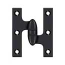 Deltana [OK3025B19-R] Solid Brass Door Olive Knuckle Hinge - Right Handed - Paint Black Finish - 3&quot; H x 2 1/2&quot; W