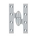 Deltana [OK5032B26D-R] Solid Brass Door Olive Knuckle Hinge - Right Handed - Brushed Chrome Finish - 5&quot; H x 3 1/4&quot; W