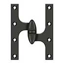 Deltana [OK6045B10B-R] Solid Brass Door Olive Knuckle Hinge - Right Handed - Oil Rubbed Bronze Finish - 6&quot; H x 4 1/2&quot; W