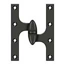 Deltana [OK6045B10B-R] Solid Brass Door Olive Knuckle Hinge - Right Handed - Oil Rubbed Bronze Finish - 6&quot; H x 4 1/2&quot; W